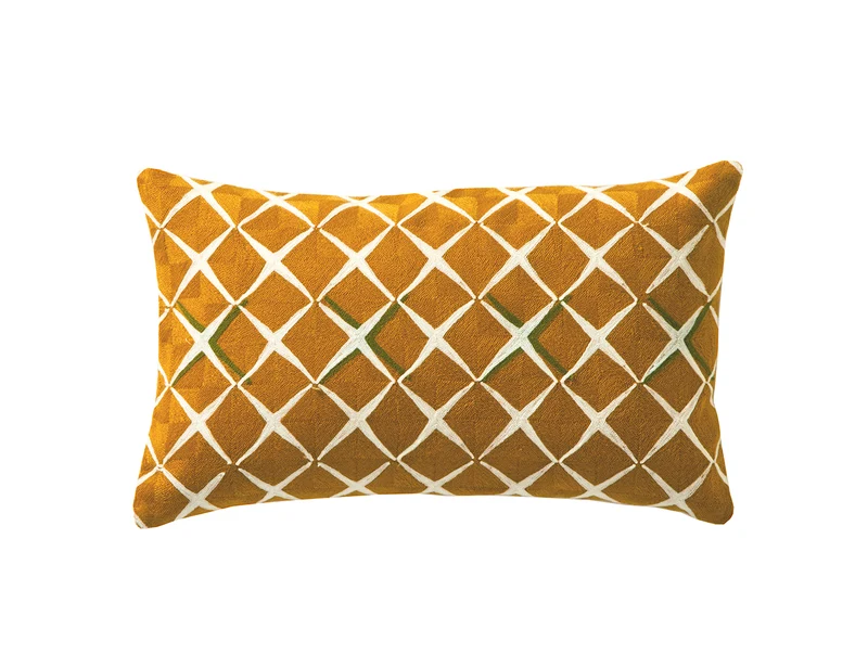 Coussin Coton - SCENARIO Ocre