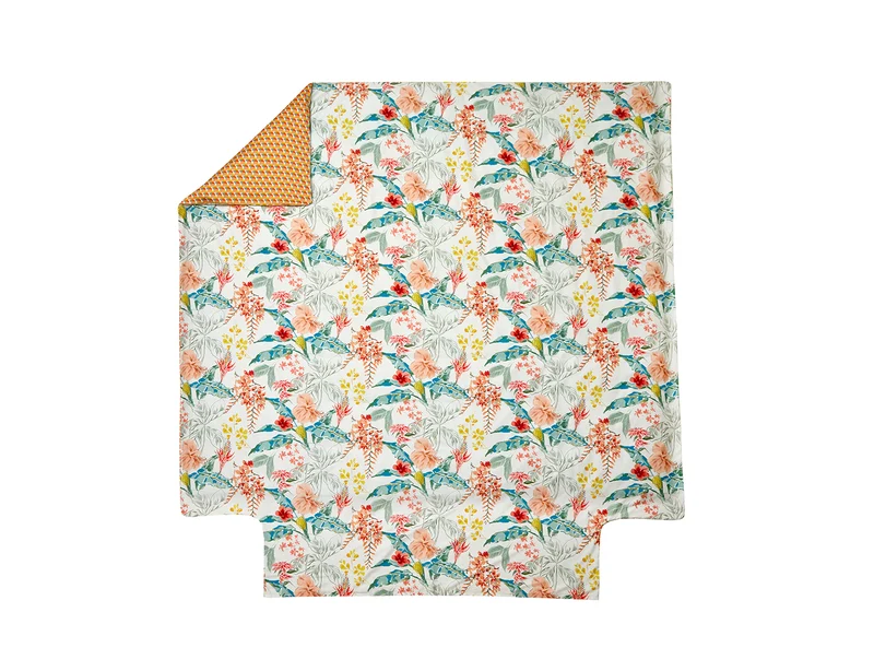 BORA BORA Corail - Satin de coton