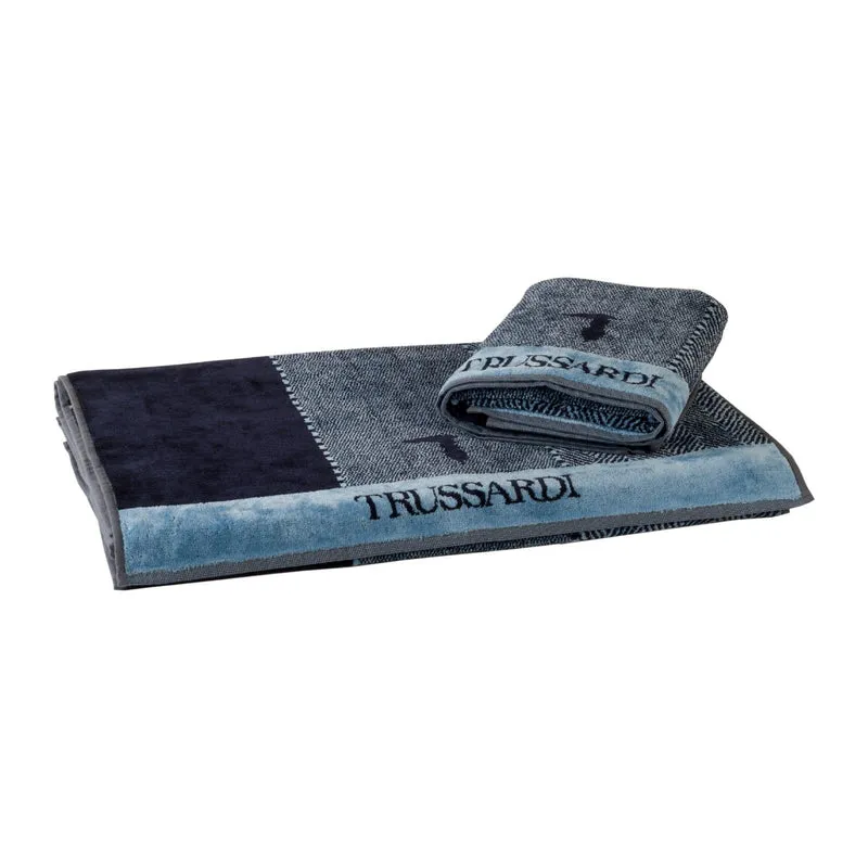Asciugamano con Ospite new tweed in Spugna 500 gr/mq