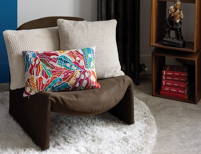 Coussin Coton brodé - AMY