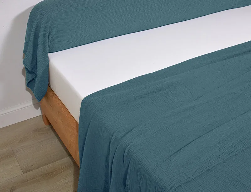 Drap plat Gaze de coton - COSY Nuit