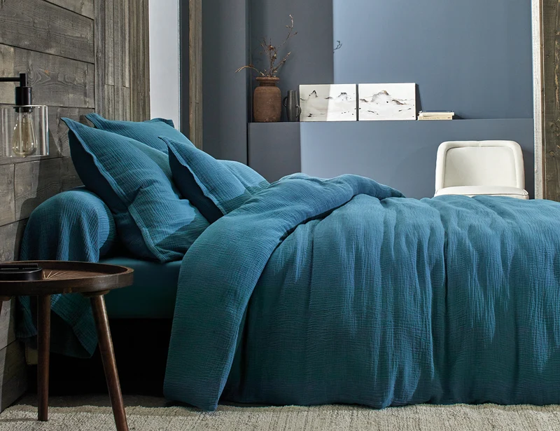 Drap plat Gaze de coton - COSY Nuit
