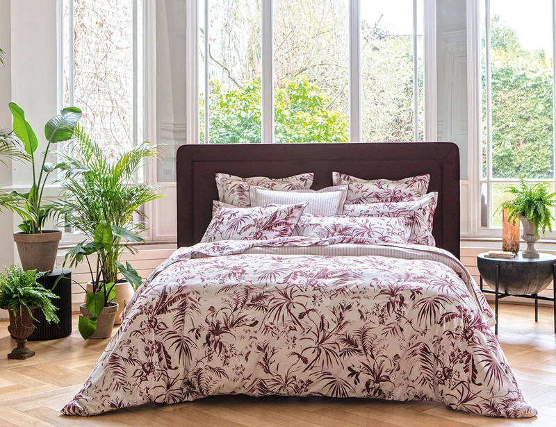 Taie de traversin Percale de coton - SERRE EXOTIQUE