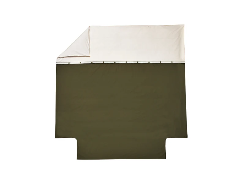 TANDEM Mousse/Neige - Percale de coton bio