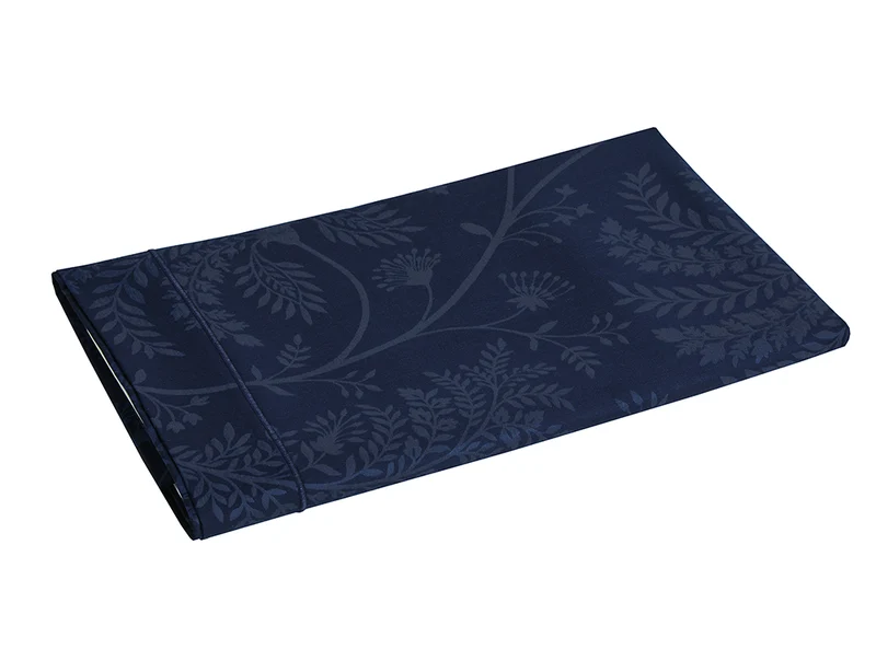PALMYRE Bleu Nuit - Satin Jacquard