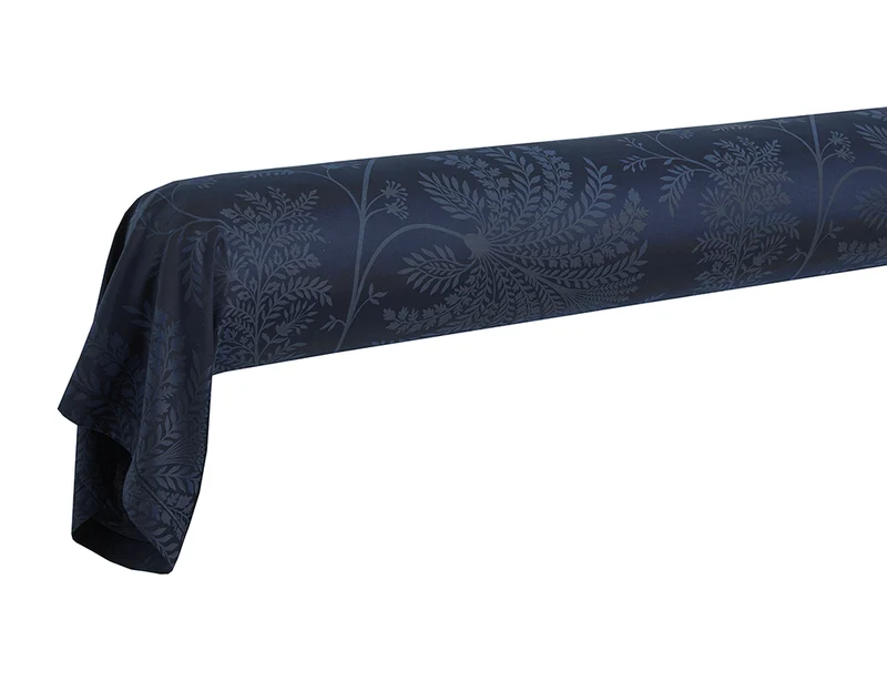PALMYRE Bleu Nuit - Satin Jacquard