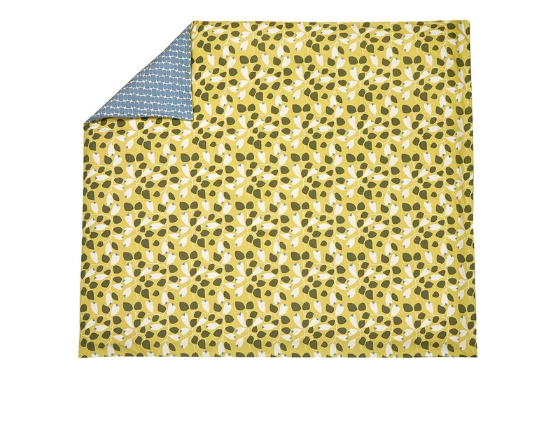 Housse de couette Percale de coton - GARDEN Lime