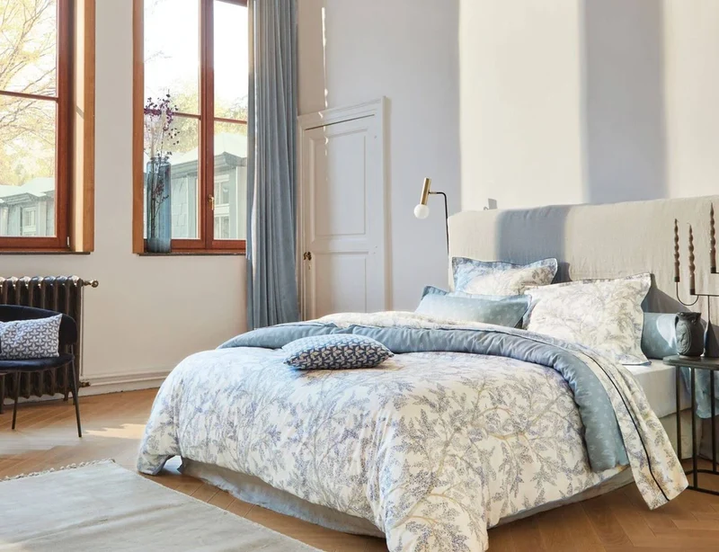 Housse de couette - BROCELIANDE Cobalt