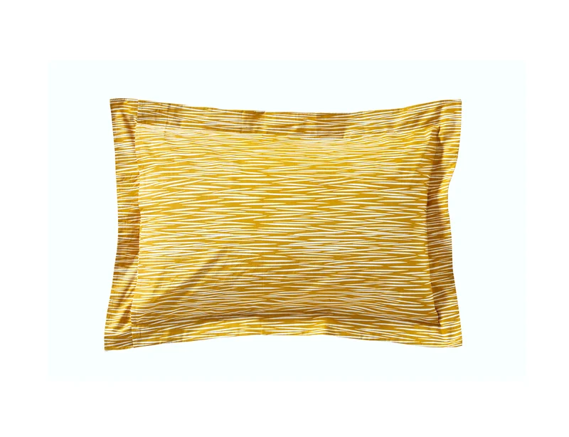 SNOWDROP Ocre - Percale de coton