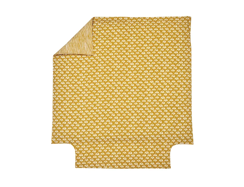 SNOWDROP Ocre - Percale de coton