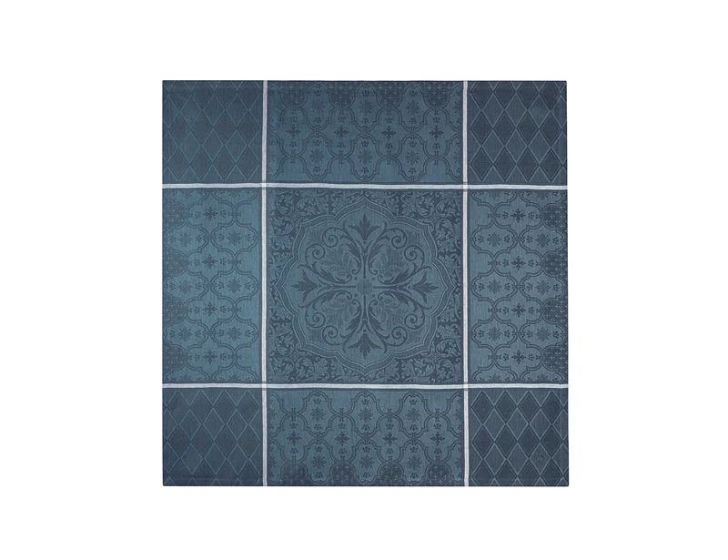 Nappe 100% Lin - ARMOIRIES Céruléen