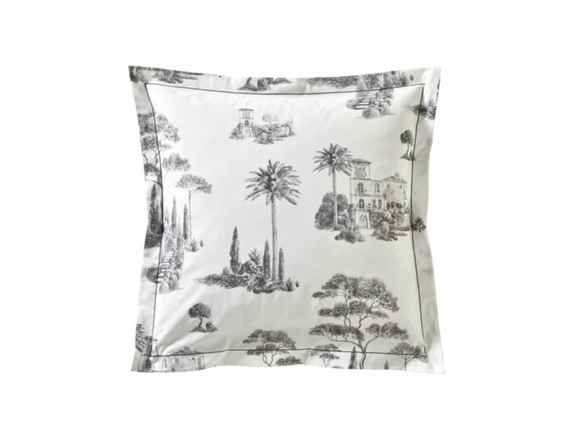PROMENADE Graphite - Percale de coton
