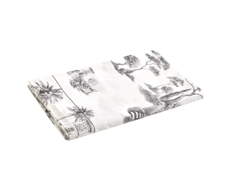 PROMENADE Graphite - Percale de coton