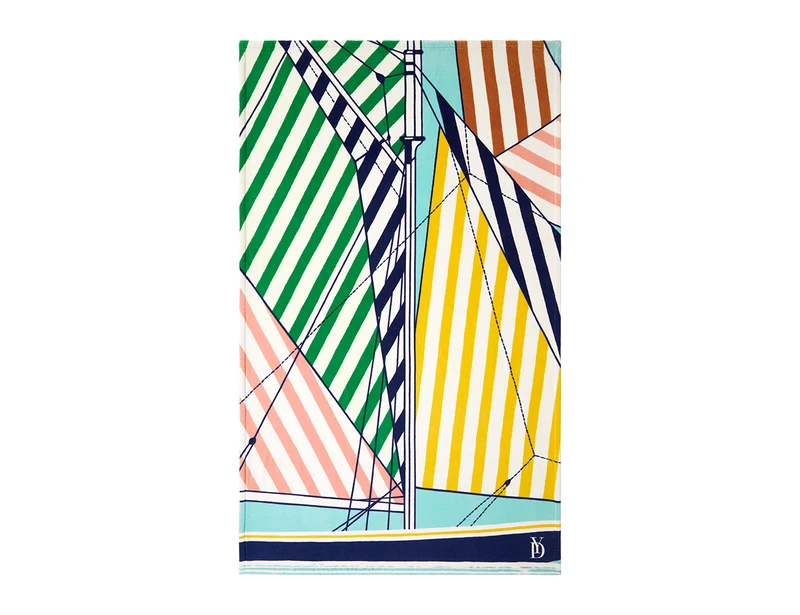 Drap de plage Coton bio - REGATES