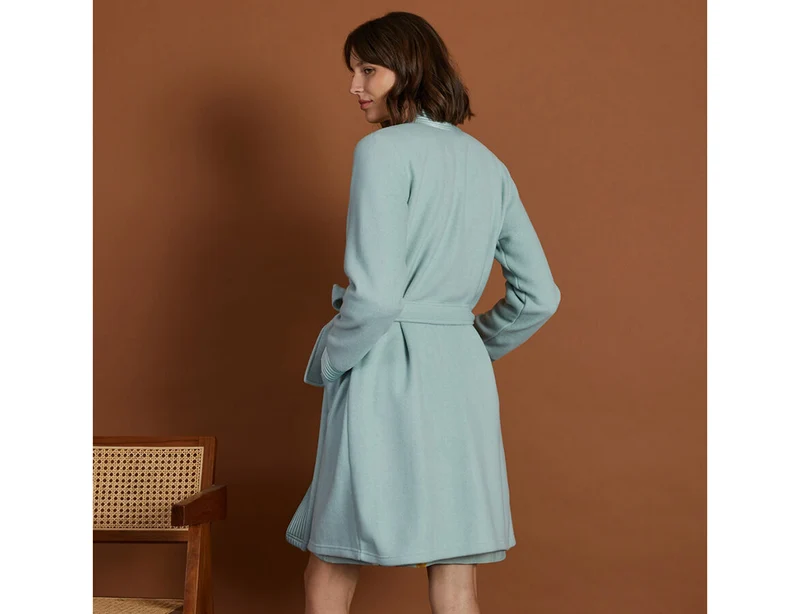 Peignoir court Eclat Vert de Gris