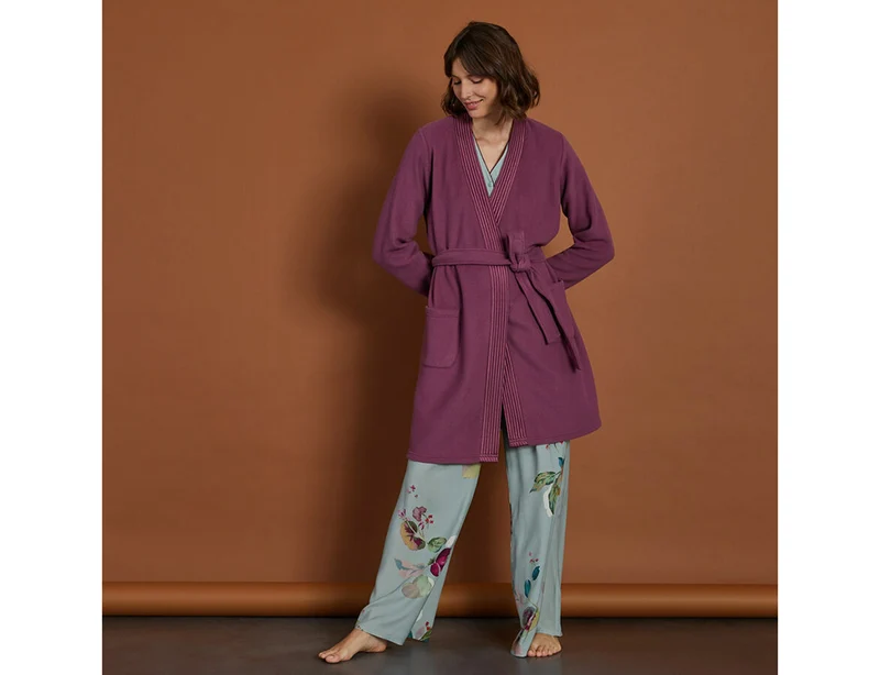 Peignoir court Eclat Grenat