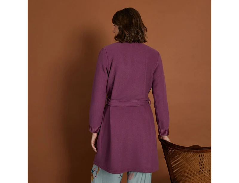 Peignoir court Eclat Grenat