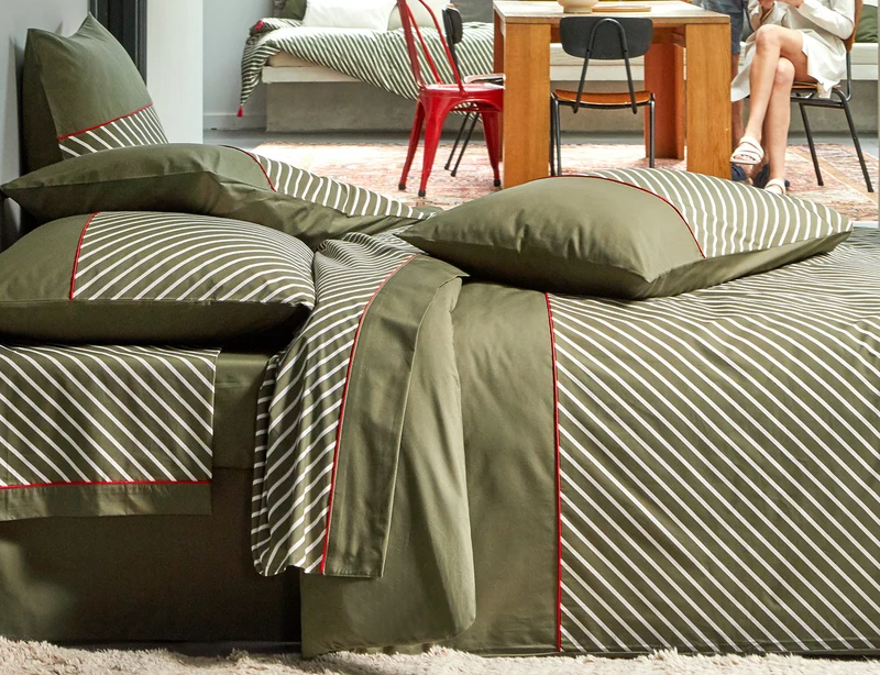 Drap plat Percale de coton - ICONIC Mousse