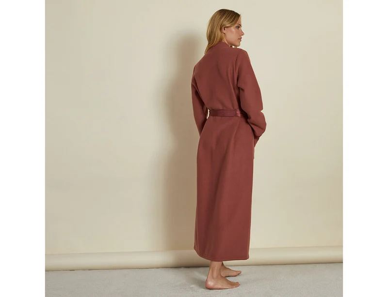 Robe de chambre Softy terre de sienne