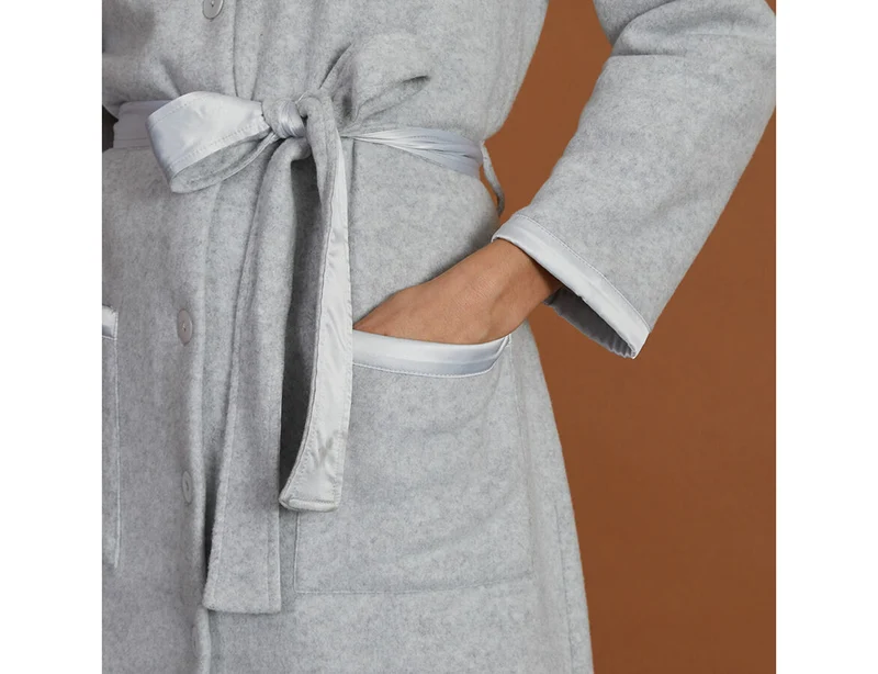 Robe de chambre Softy gris chiné