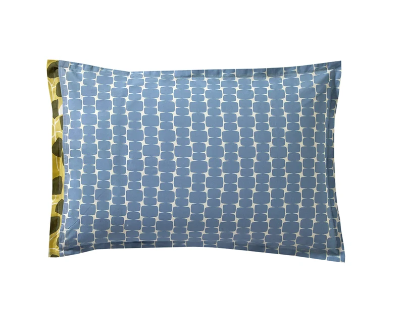 Taie d'oreiller Percale de coton - GARDEN Lime