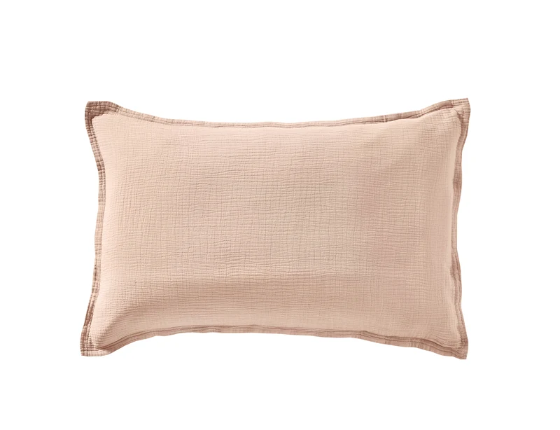 COSY Rose Thé - Double gaze de coton