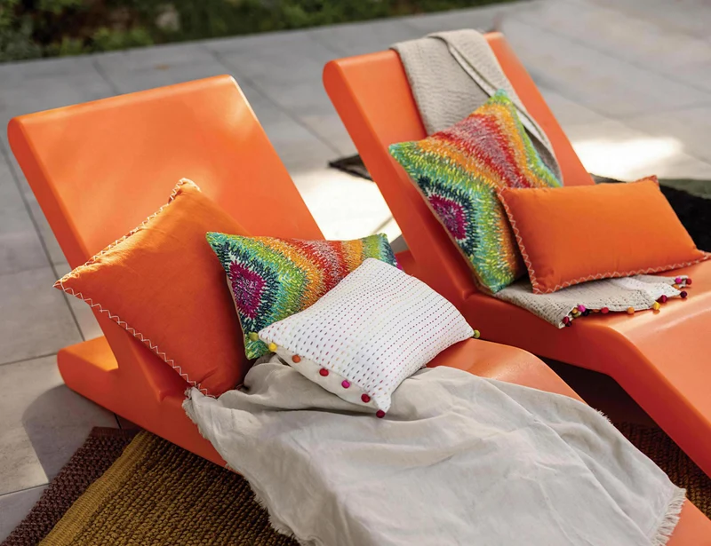 Coussin Coton brodé - STELLA Multico