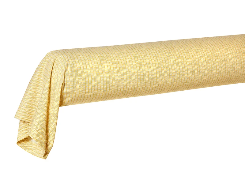 BLOCKS Ocre - Percale de coton