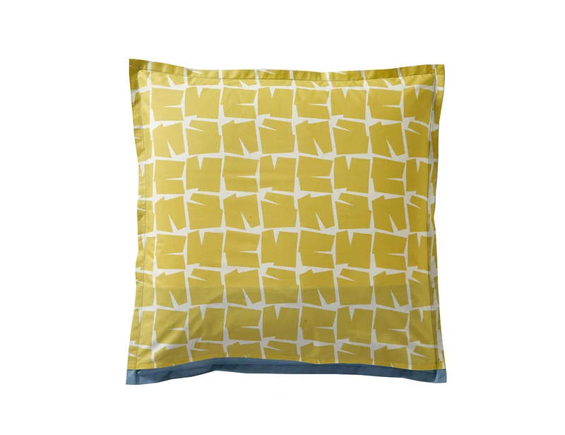 LOVE BIRDS Denim - Percale de coton