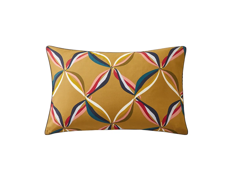 Taie d'oreiller Percale - CINETIQUE Ocre