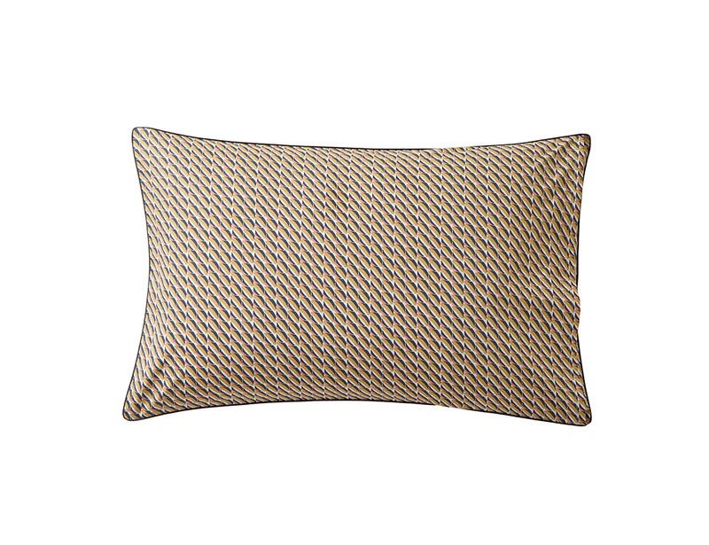 Taie d'oreiller Percale - CINETIQUE Ocre