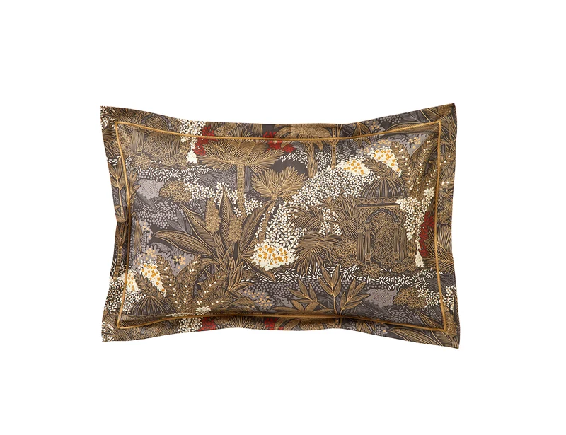 JARDINS DE BABYLONE Indigo - Satin de coton