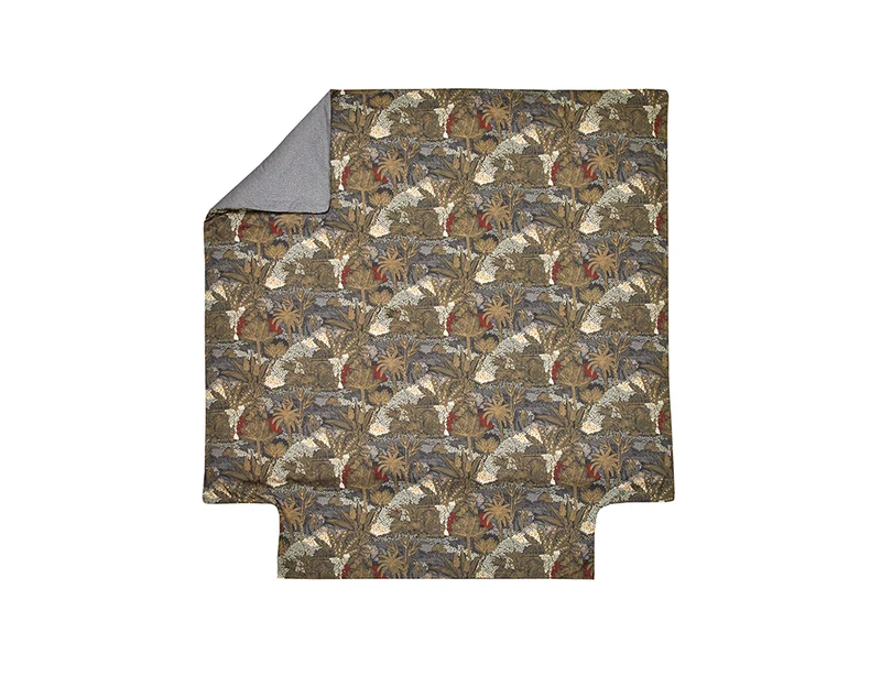 JARDINS DE BABYLONE Indigo - Satin de coton