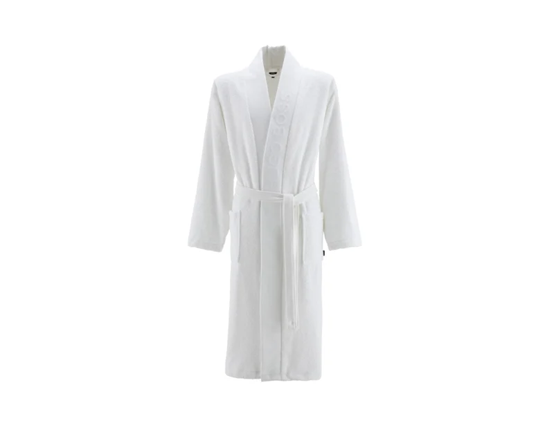 Peignoir Kimono Coton 450g - PLAIN Blanc