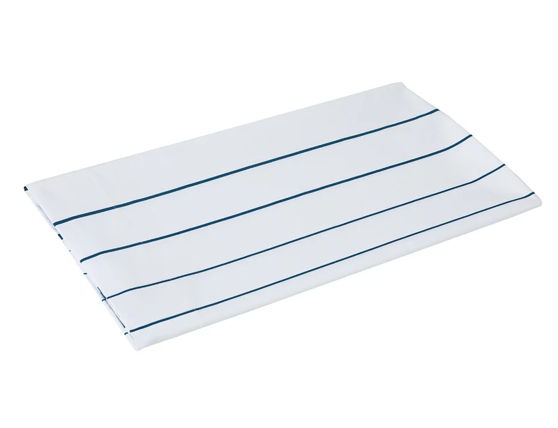 GRAND LARGE Bleu paon - Percale de coton