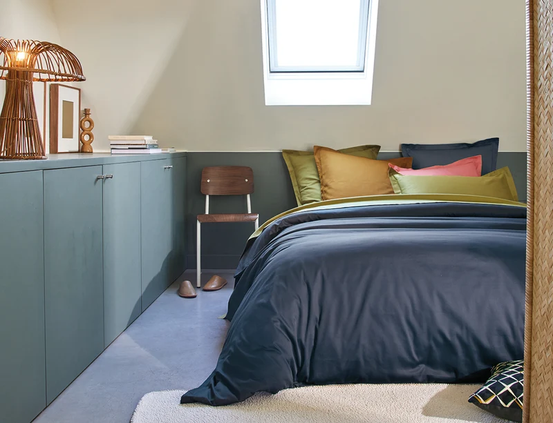Drap housse - Satin de coton uni