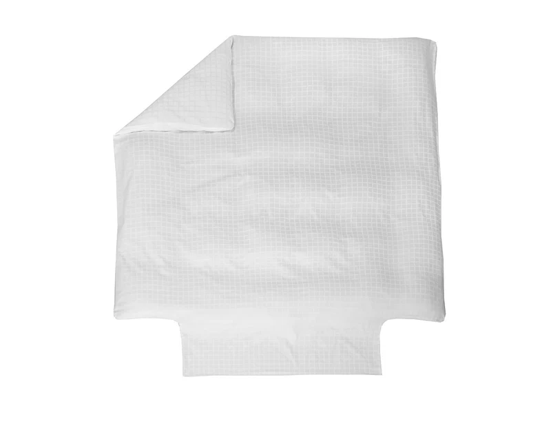 PALACE Blanc - Satin Jacquard de coton