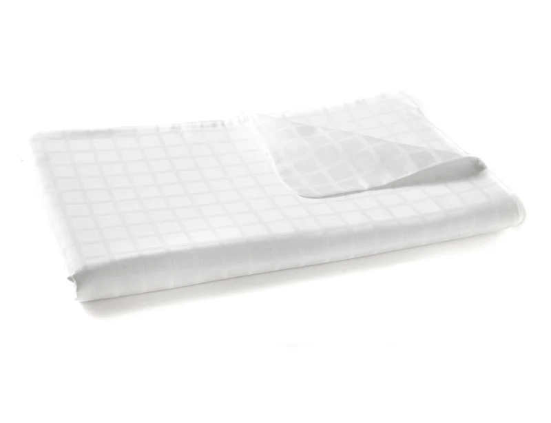 PALACE Blanc - Satin Jacquard de coton