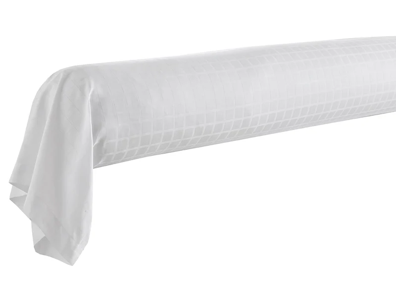 PALACE Blanc - Satin Jacquard de coton