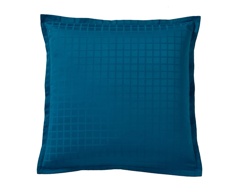 PALACE Bleu Paon - Satin Jacquard de coton