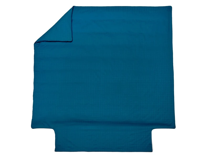 PALACE Bleu Paon - Satin Jacquard de coton
