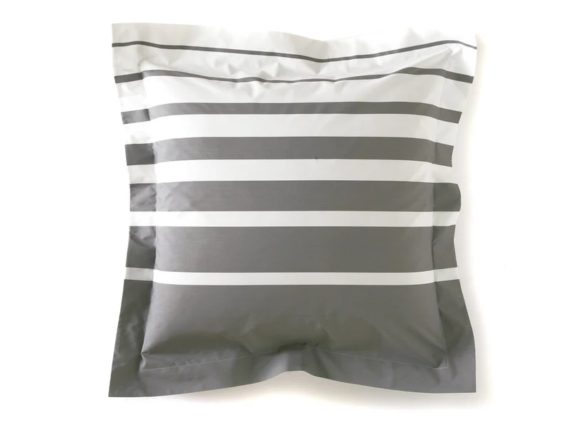 GRAND LARGE acier - Percale de coton