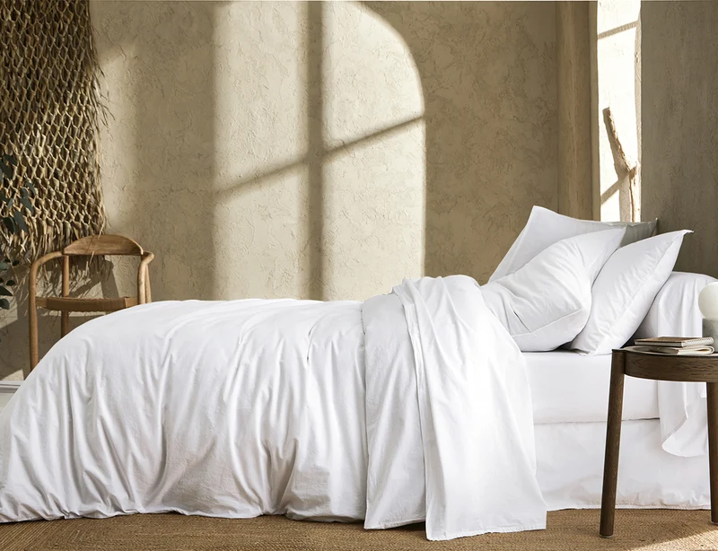 Drap plat Percale lavée - BOHEME