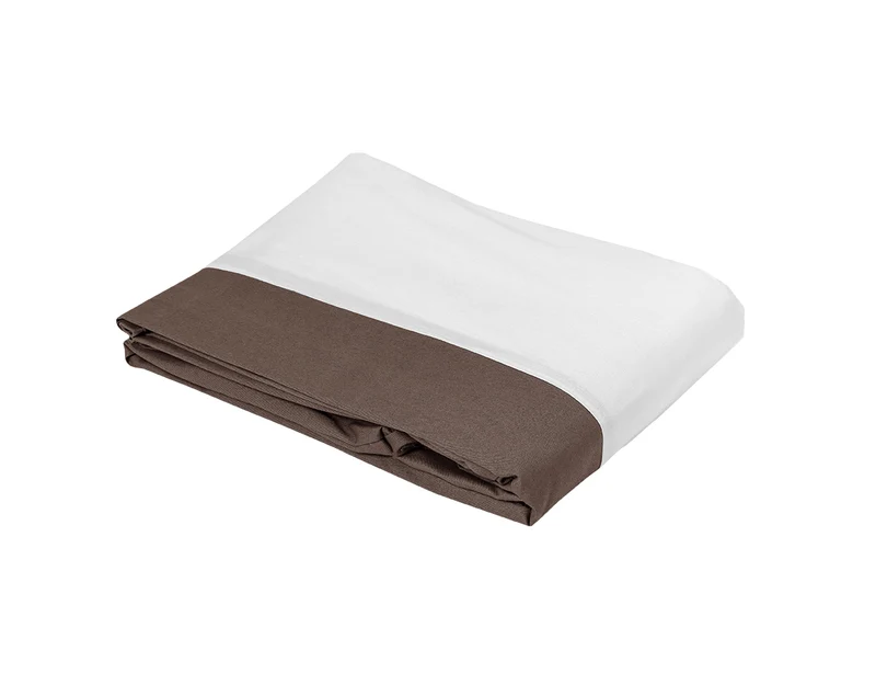 Cache sommier Camélia Taupe