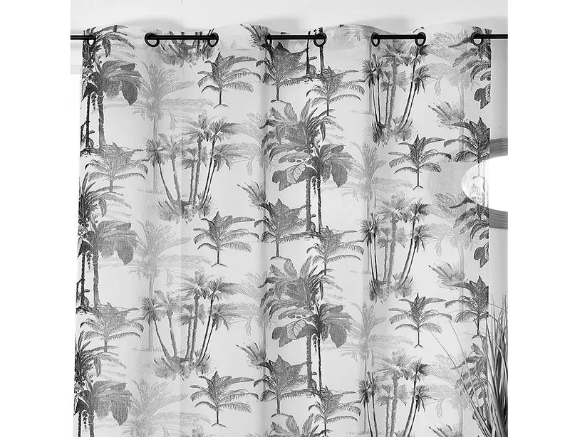 Rideau Polyester - NIL gris Col 19