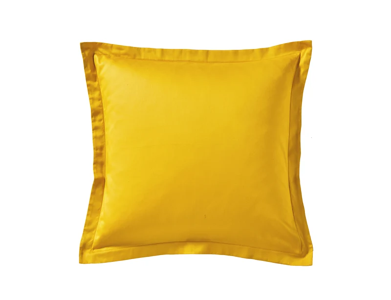 Taie d'oreiller unie - Satin de coton