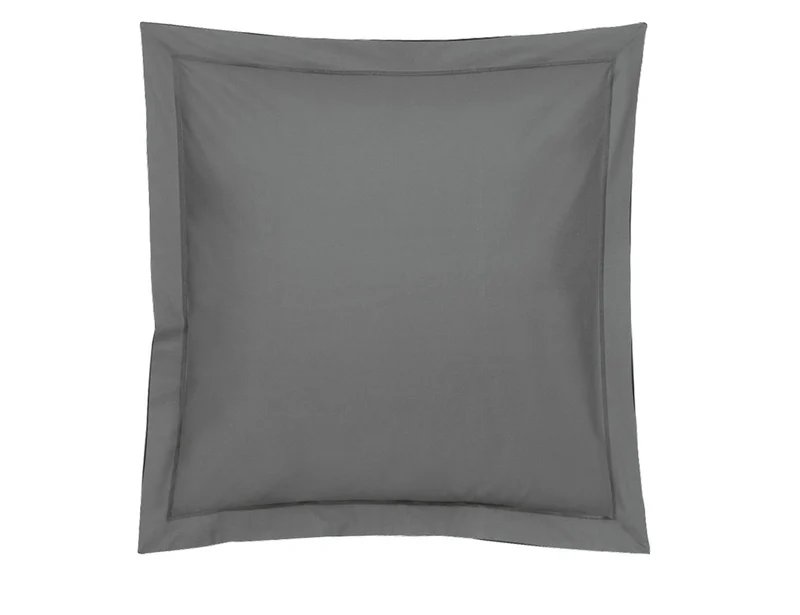 Taie d'oreiller unie - Satin de coton