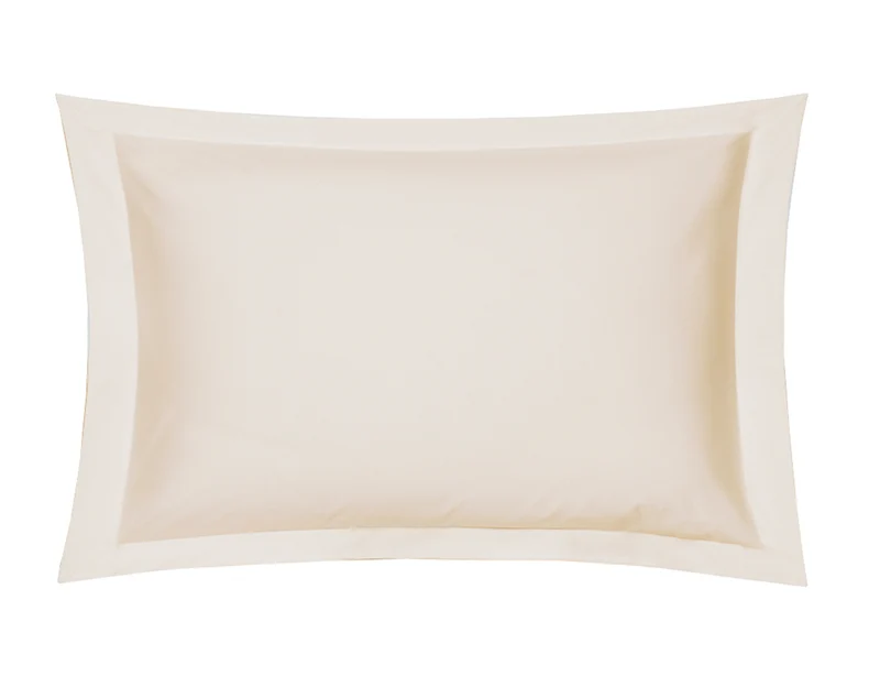 Taie d'oreiller unie - Satin de coton