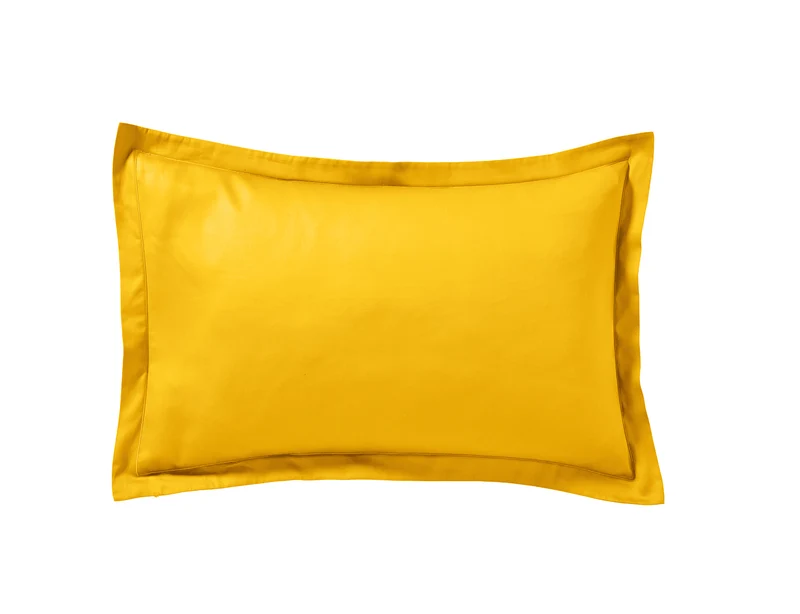 Taie d'oreiller unie - Satin de coton