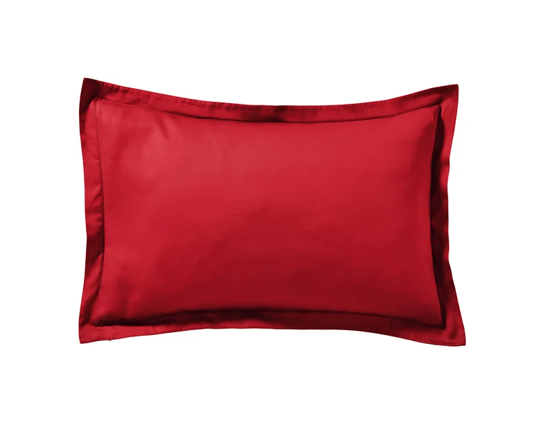 Taie d'oreiller unie - Satin de coton